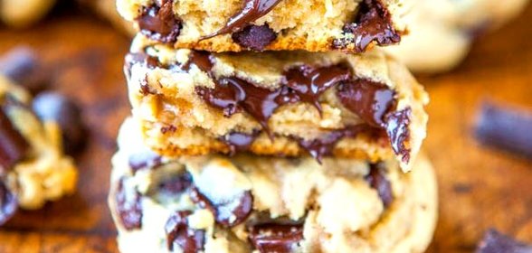 Мягкое печенье со сливочным сыром и шоколадом