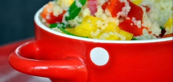 Салат из кускуса со сладким перцем
