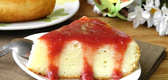 Манник на сметане