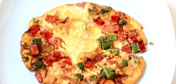 Омлет с перцем