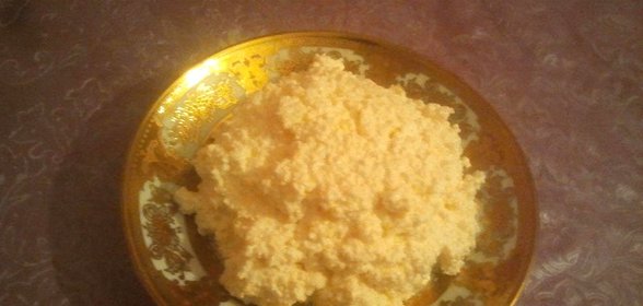 Творожная масса с чесноком