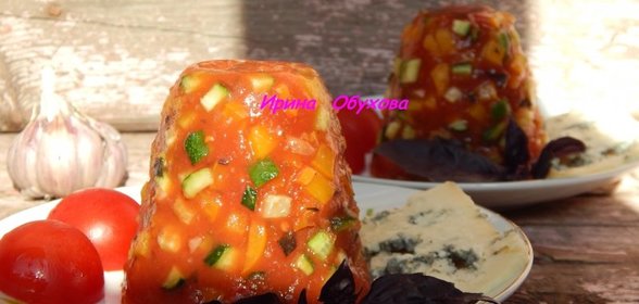 Закусочное томатное желе