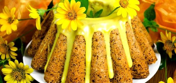 Маковый кекс на белках