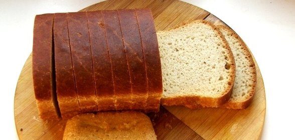 Белый хлеб на закваске в духовке