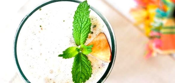 Молочный коктейль с мятой
