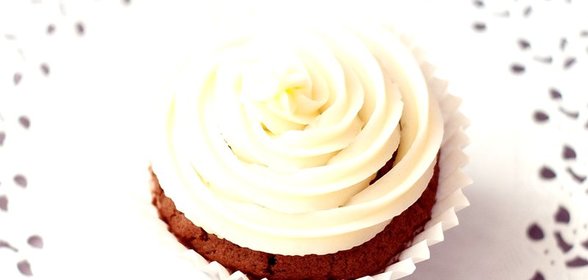 Капкейки с горьким шоколадом