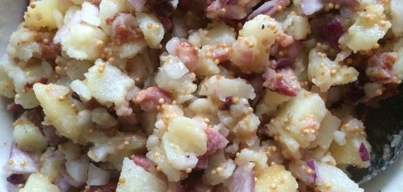 Салат с белой горчицей