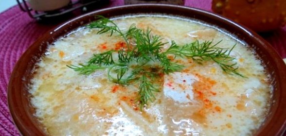 Суп из брюшек семги