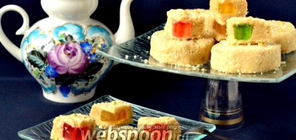 Пирожные без выпечки с мармеладом