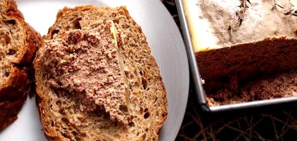 Запеченый паштет из куриной печени