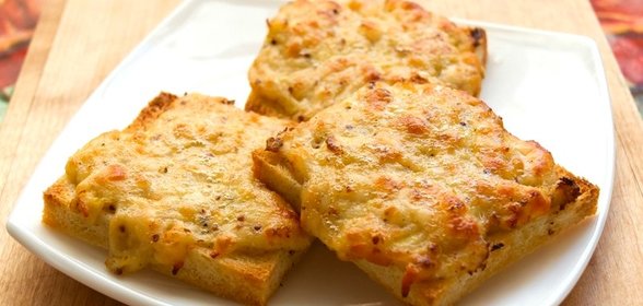 Гренки с сыром