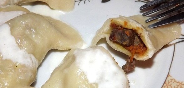 Вареники с печенью