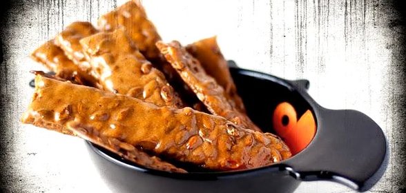 Карамельные конфеты с тыквенными семечками