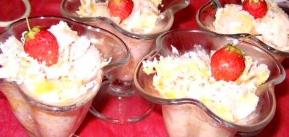 Фруктовое летнее парфе