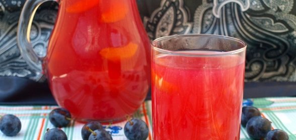 Кисель из тёрна и абрикосов