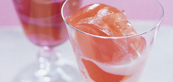 Желе из ревеня