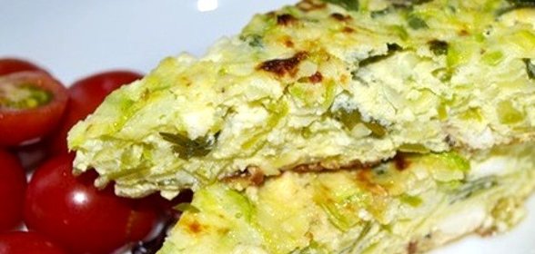 Яичница с кабачками