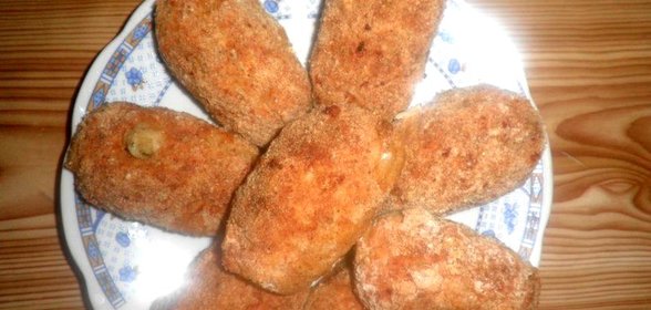 Куриные котлеты с начинкой