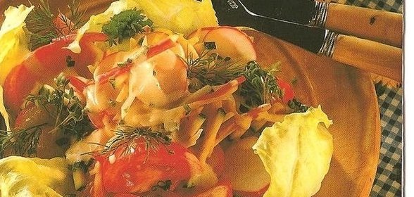 Овощной салат «Весенняя радость»