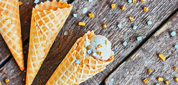 Пломбир из запеченных бананов