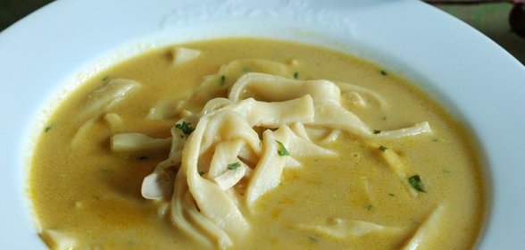 Кремовый куриный суп