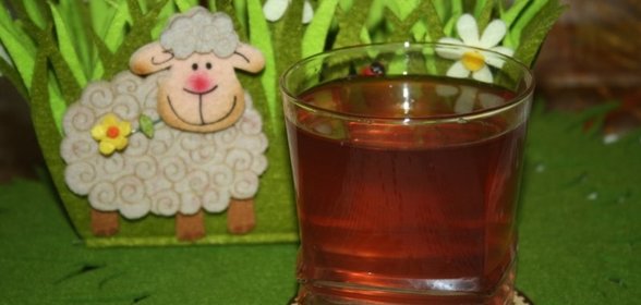 Нектариновый компот с черешней, клубникой и апельсином