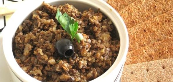 Грибная икра из сушеных грибов