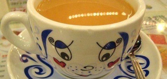 Зеленый чай на молоке