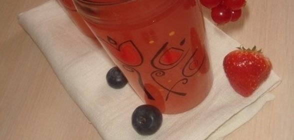 Домашний клубничный кисель