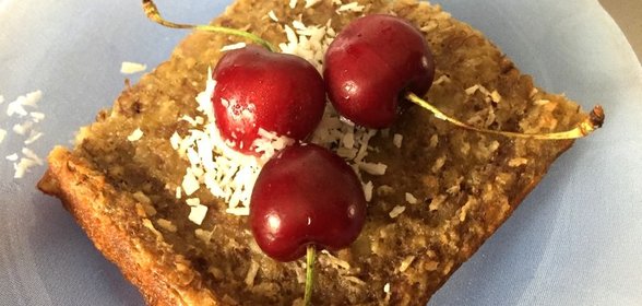 Овсяный пирог с бананами