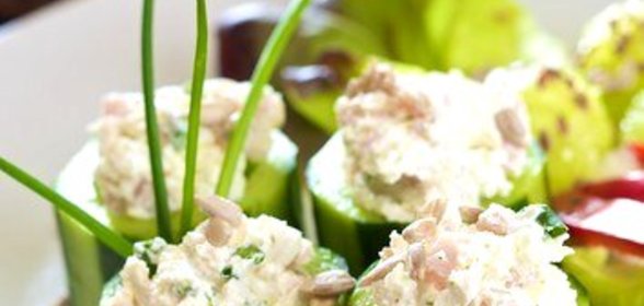 Огурцы с рыбой по‑датски