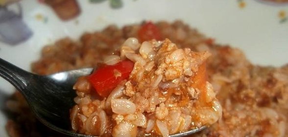 Греча в томате