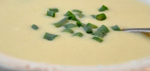 Луковый крем-суп с имбирем