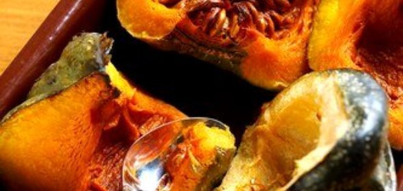 Запеченная тыква акорн с кленовым сиропом