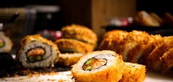 Запеченные суши