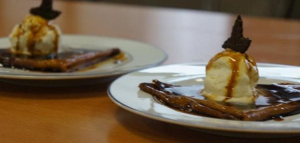 Блины кофейные креп Сюзетт фламбе