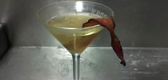 Мартини с беконом