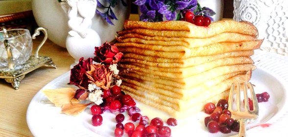 Блинчики на кефире