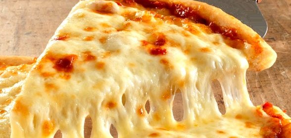 Пицца с плавленым сыром