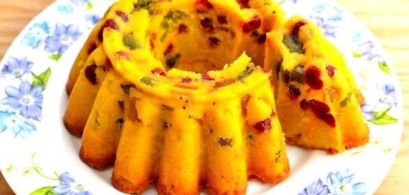 Кекс с сухофруктами