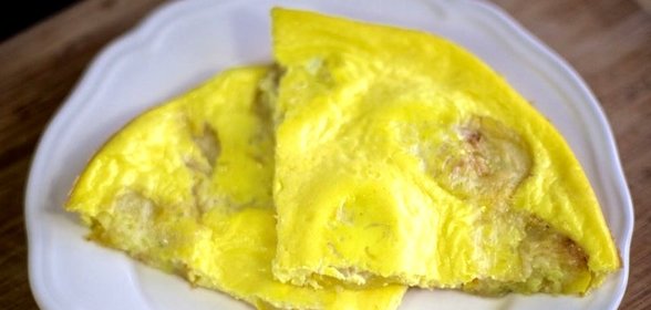 Омлет с тыквой