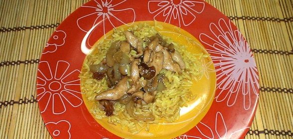 Куриное филе по-китайски с рисом