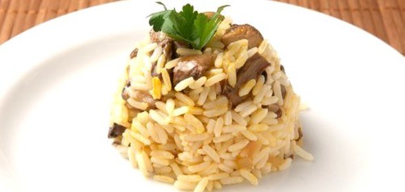 Плов с грибами и кедровыми орешками