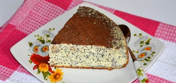 Творожная запеканка с маком