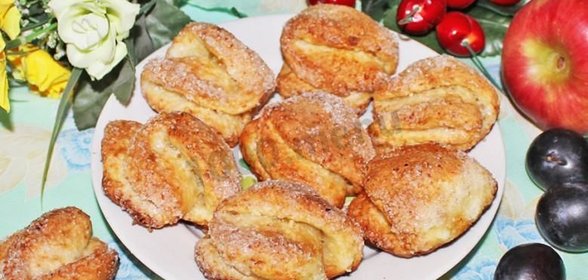 Творожное печенье треугольники