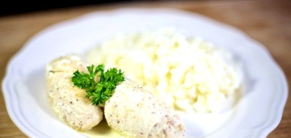 Куриные рулетики с апельсином