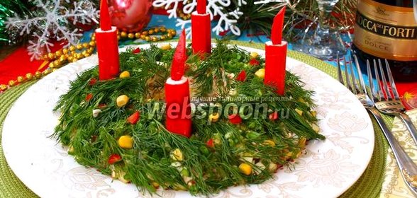 Салат «Рождественский венок»