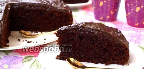 Шоколадно-свекольный пирог