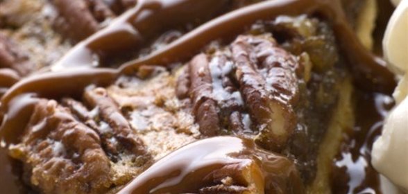 Тарт с кленовым сиропом и орехами пекан