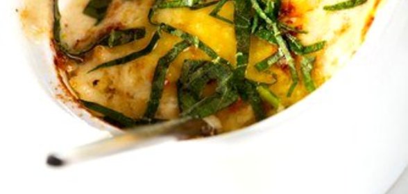 Горячая сырно-луковая закуска